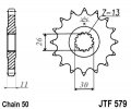 Reťazové koliečko JT JTF 579-18 18T, 530